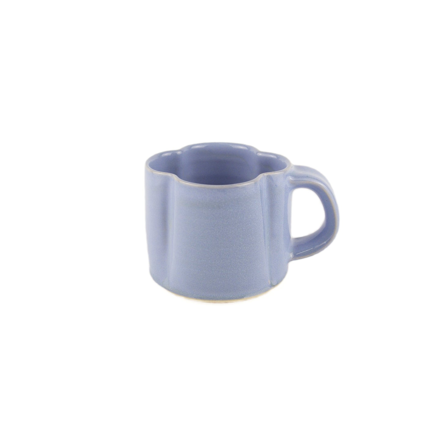 Mini Fluted Coffee Mug - Chambray