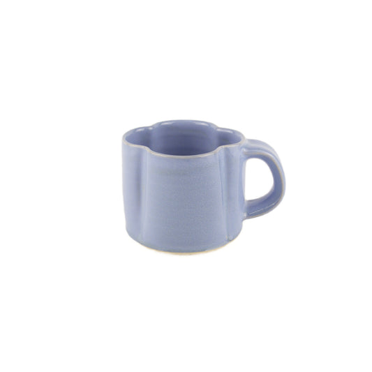 Mini Fluted Coffee Mug - Chambray