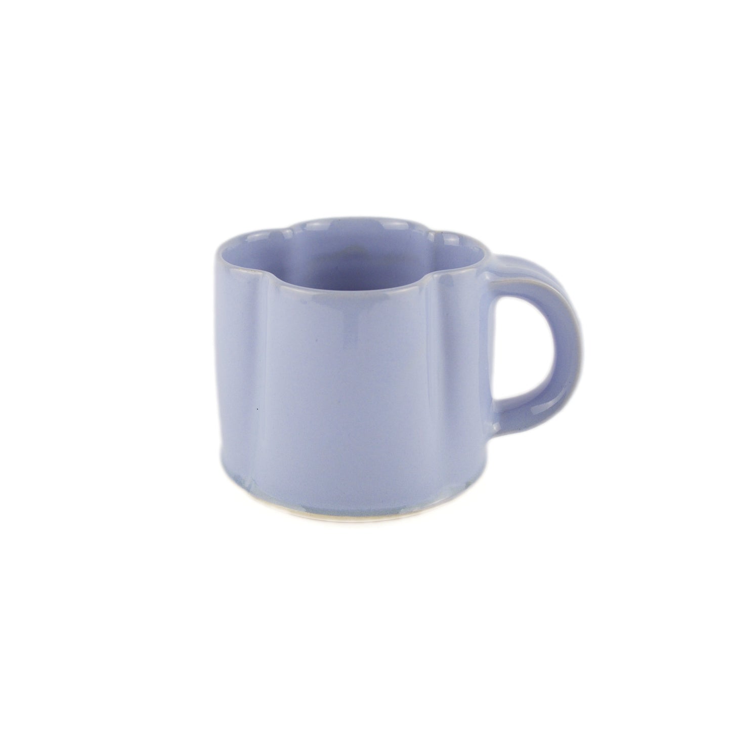 Fluted Coffee Mug - Chambray