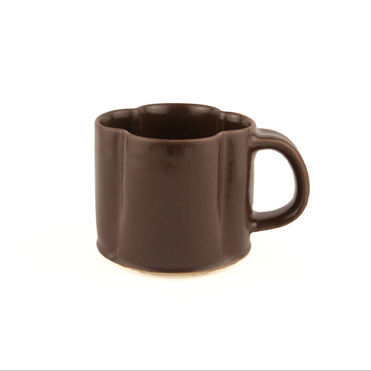 Fluted Coffee Mug - Chestnut